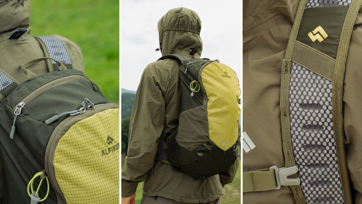 ALPINUS Anayet 25 - czarno-limonkowy - plecak turystyczny